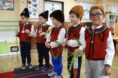 Лазаровден в трета група "Мики Маус" - ДГ Слънце - Ботевград
